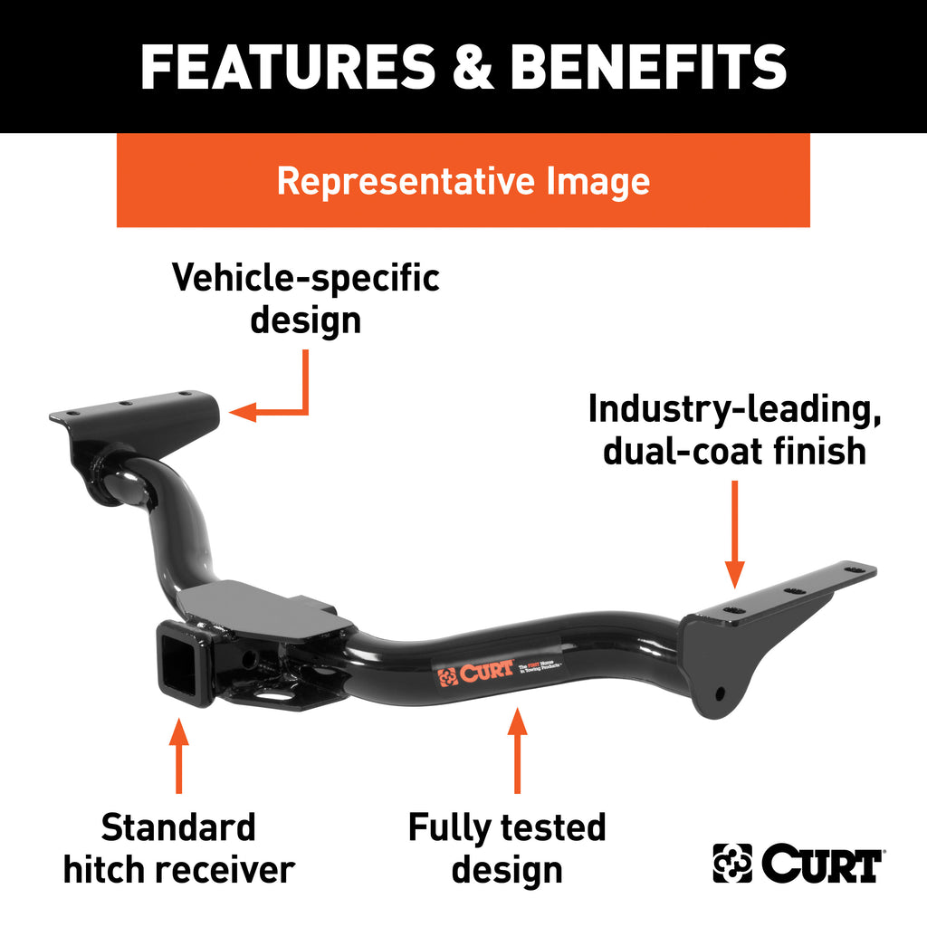 Class 3 Trailer Hitch with Installation Hardware E667