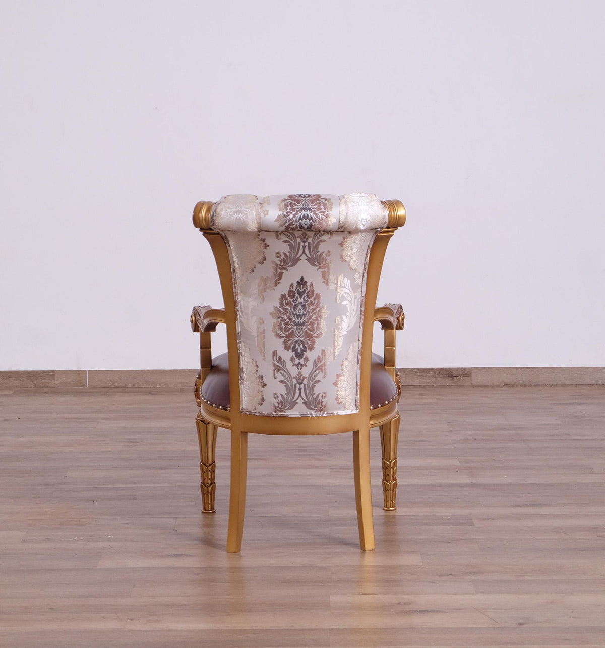Antique Bronze & Pearl Arm Chair Set 2Pcs S970984