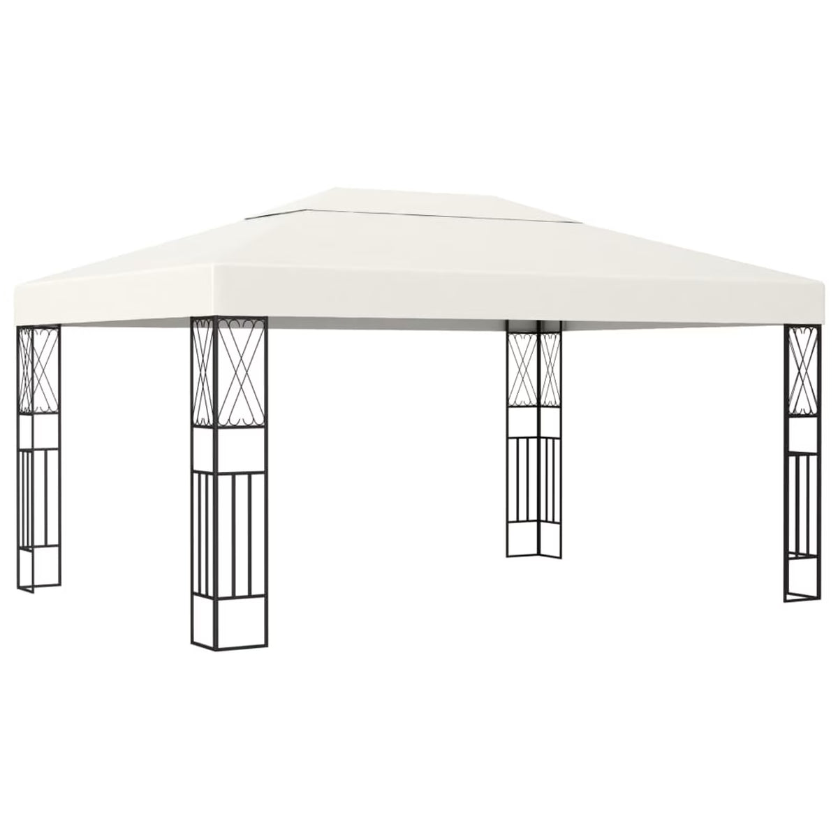 Cream Fabric Gazebo Y439