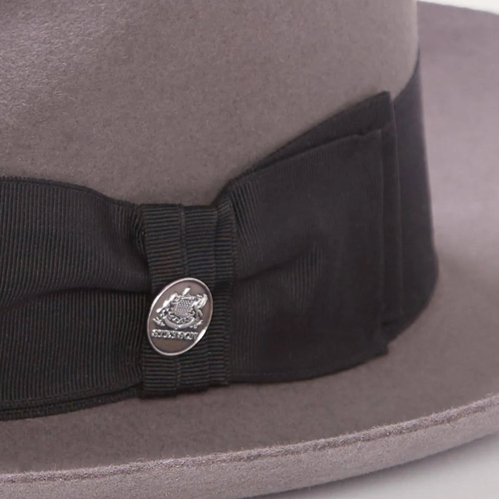 Caribou Fur Felt Fedora Hat Size 7 3/4 N411112