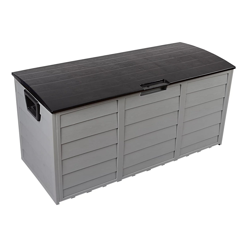 75 Gallon Black Resin Deck Box on Wheels W887509
