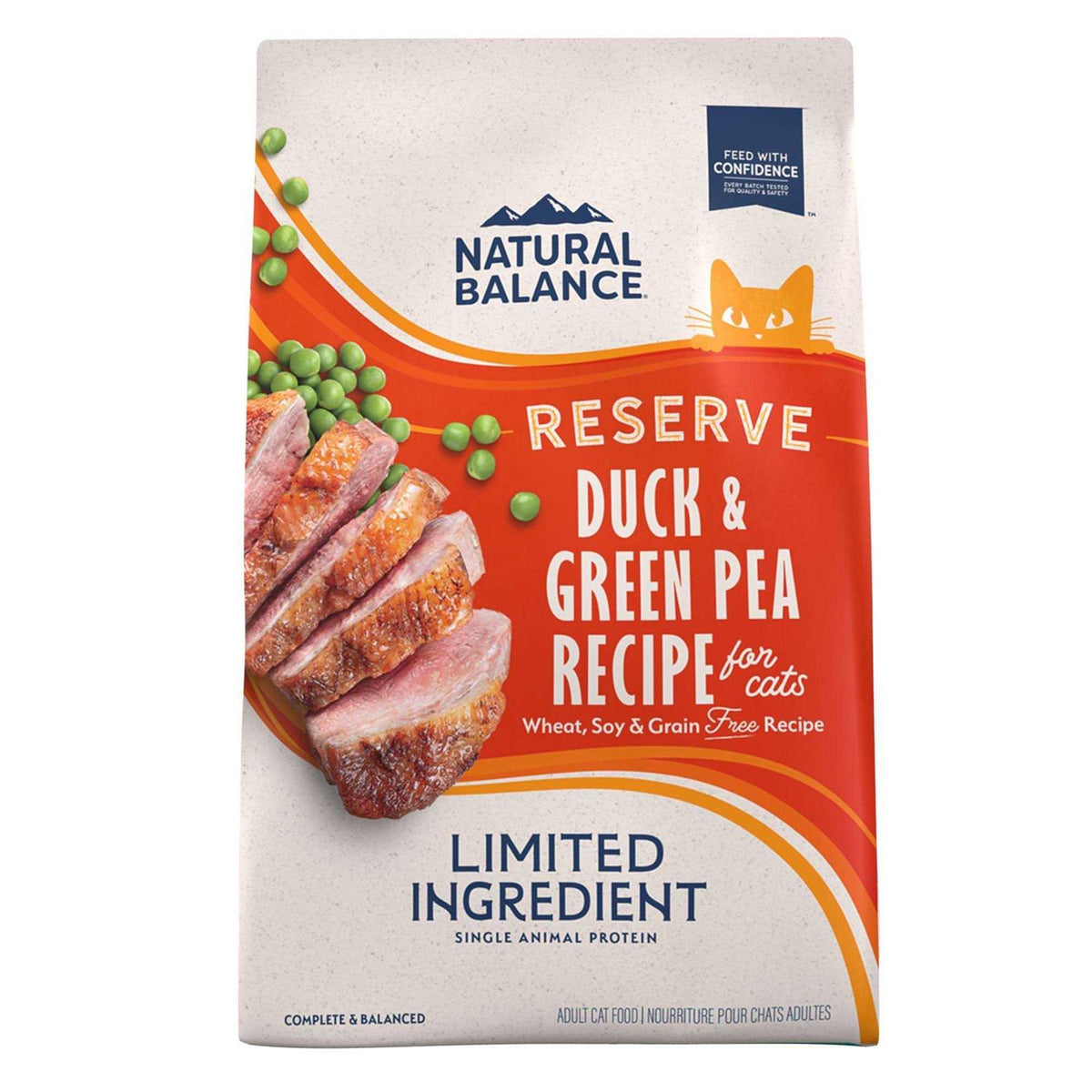 Limited Ingredient Duck & Green Pea Grain-Free Dry Cat Food X366