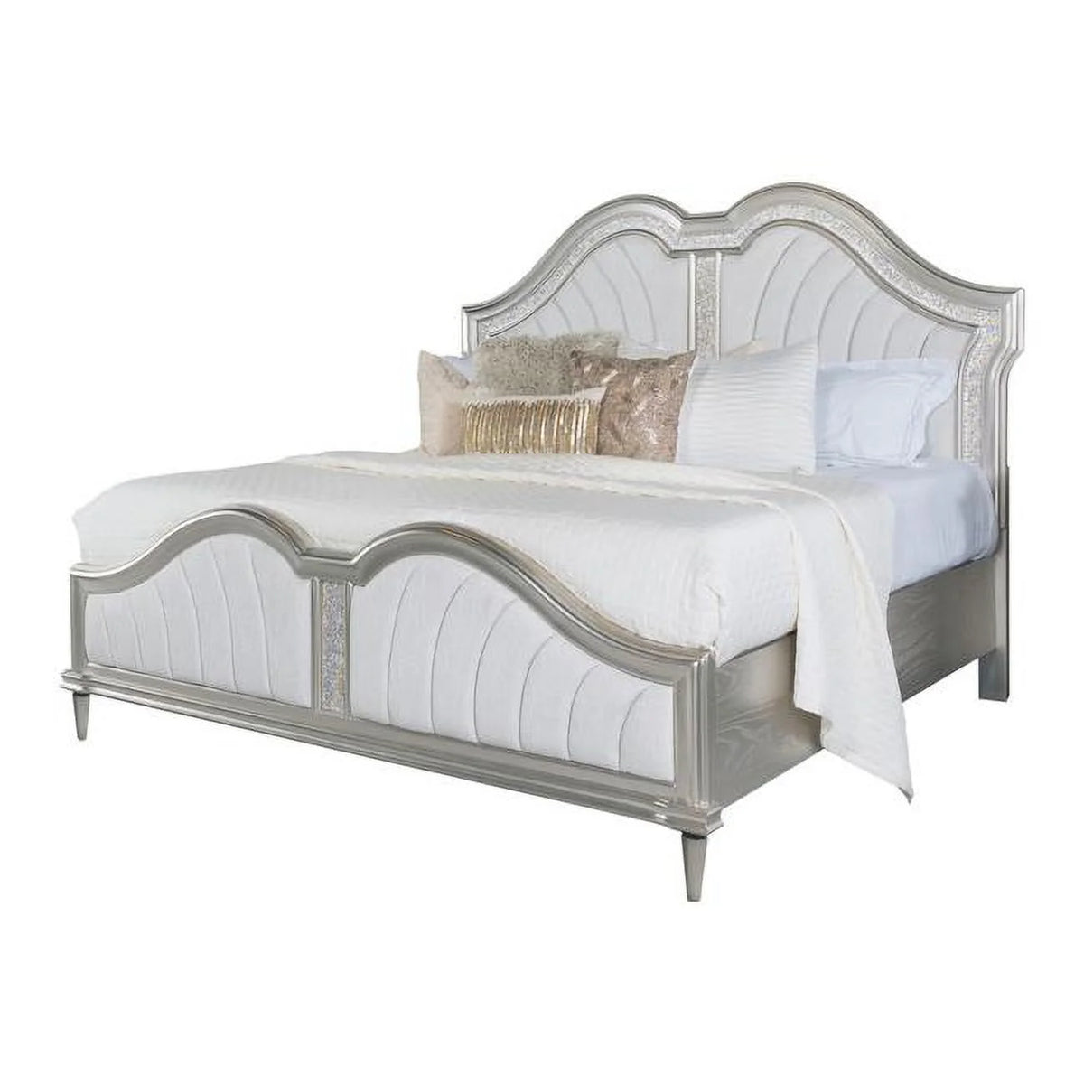 King Size Upholstered Platform Bed I552
