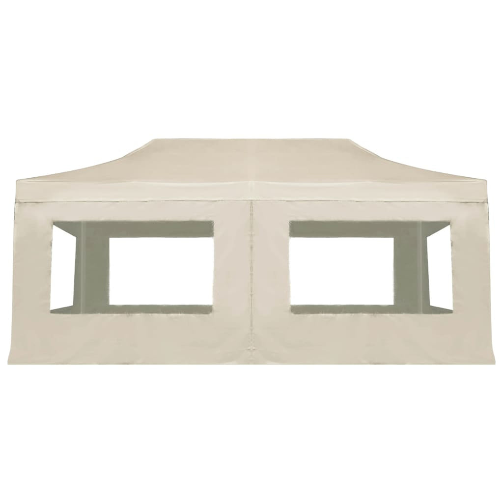 Cream Aluminium Folding Party Tent with Walls F930