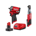 12V Lithium-Ion Brushless Cordless 3/8 in. Impact Wrench & Ratchet Kit E7763