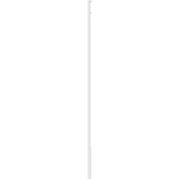 6x22W x 96x22H x 2x22P Flat Panel PVC Pilaster with Decorative Capital and Base (Pair) K411328