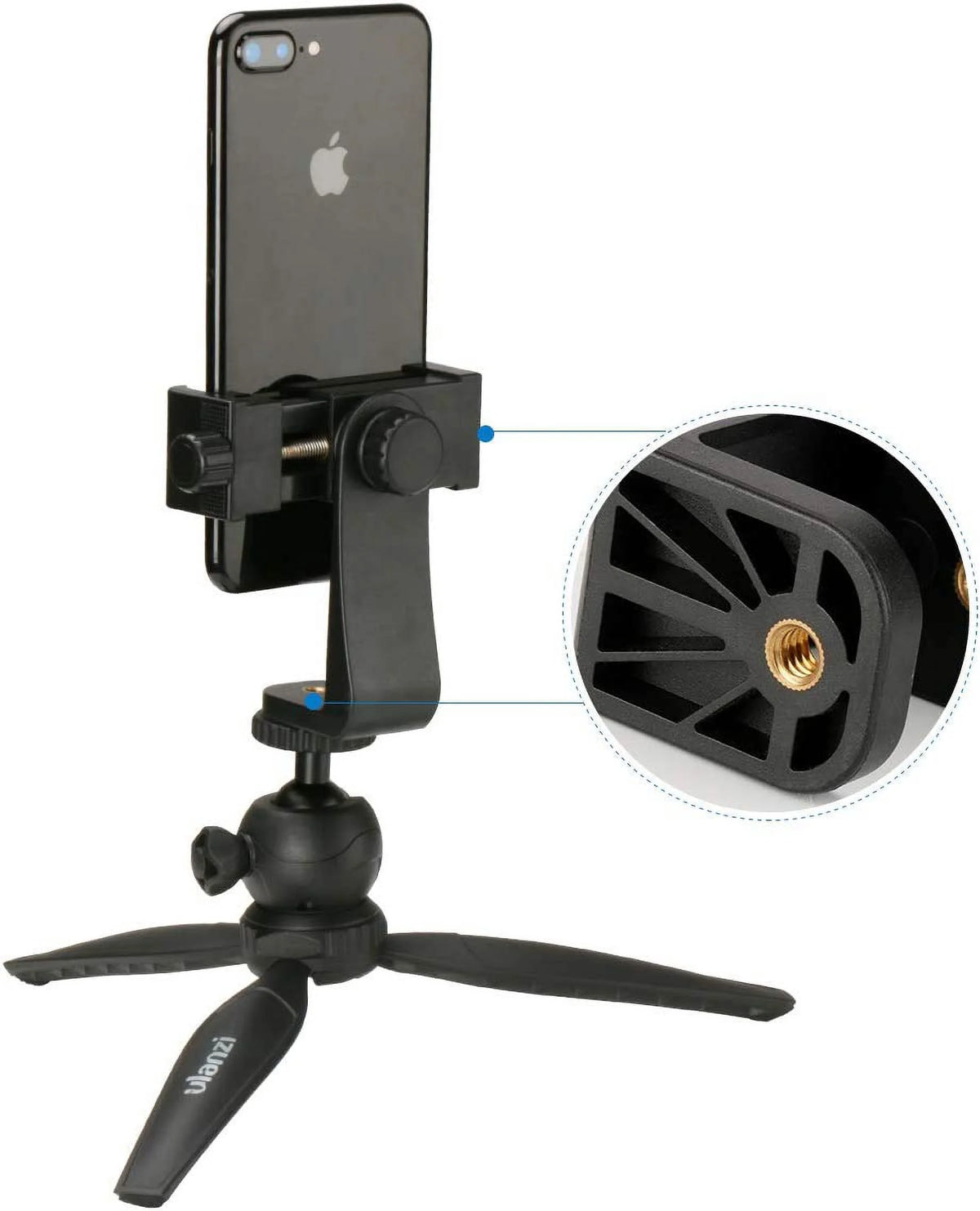 Universal Phone Tripod Mount Attachment with Wireless Shutter Remote U322