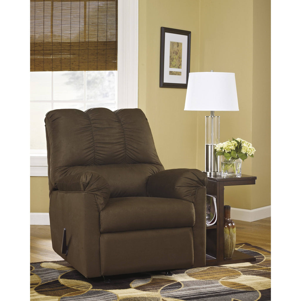 Black Microfiber Rocker Recliner M573461