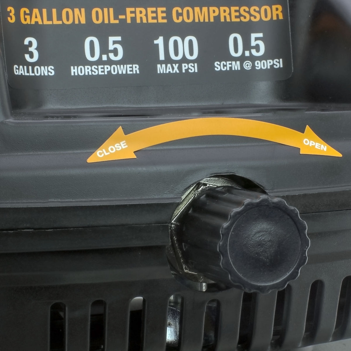 3 Gallon Oil-Free Air Compressor with Air Hose & 11 Piece Inflation Kit P4811