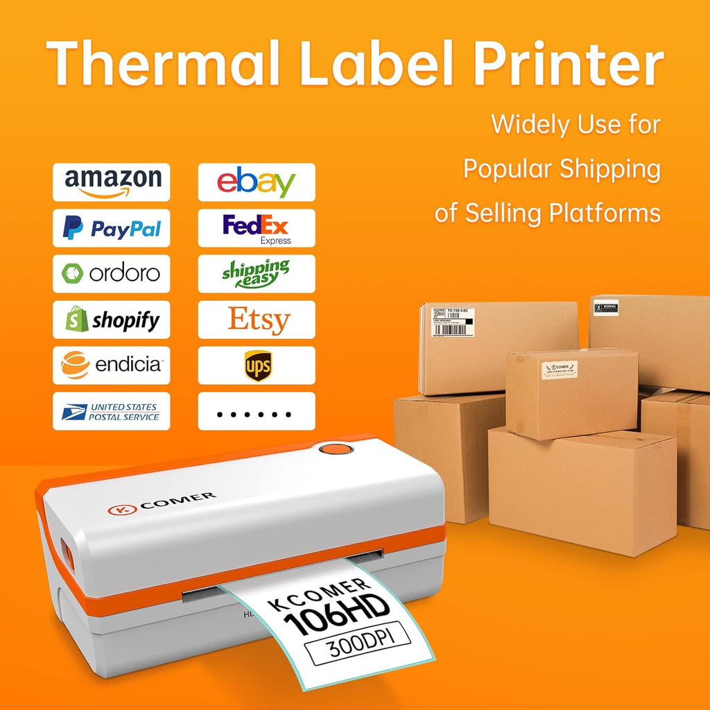 4x6 Direct Thermal Shipping Label Printer R190219