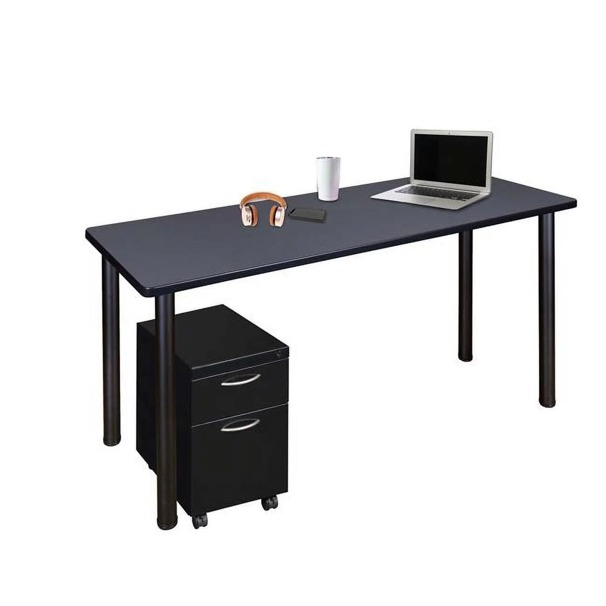 48 x 24 in. Mobile Desk with Storage U45451