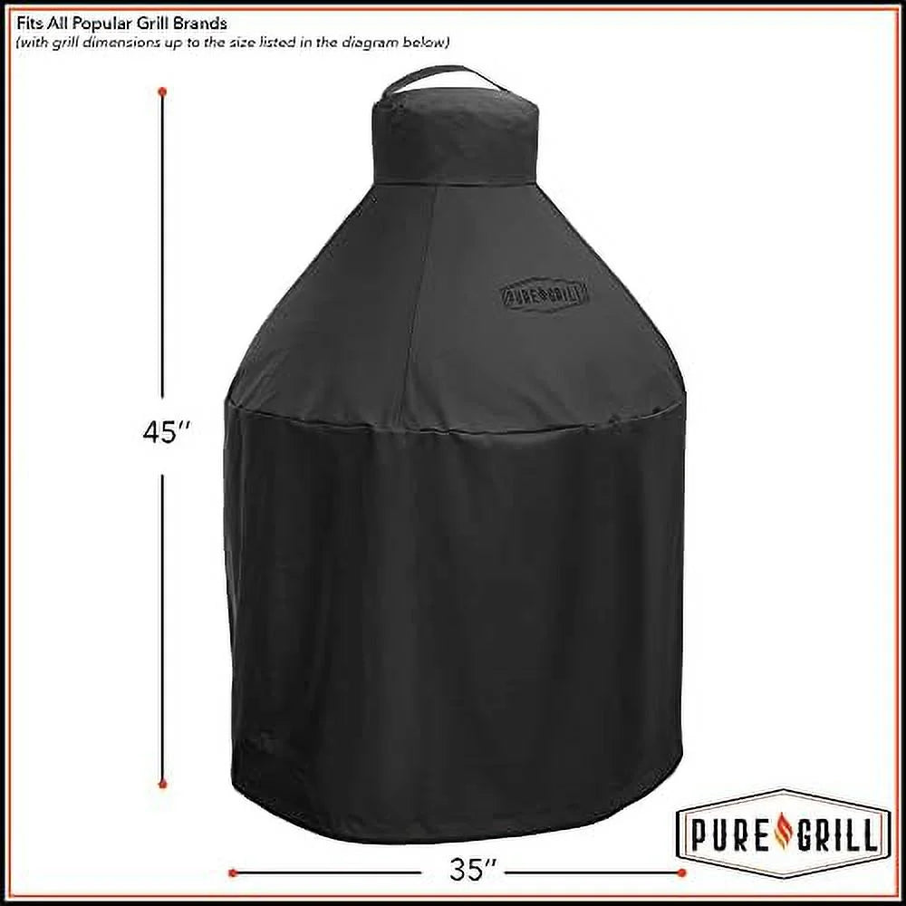 Ceramic Grill Cover, Universal Fit, Heavy-Duty Waterproof Fade Resistant Fabric P175723