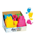 Sand Castle Buckets with Shovel or Rake Pack of 36 O3919