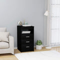 3 Drawer Nightstand with Storage Shelf W4137