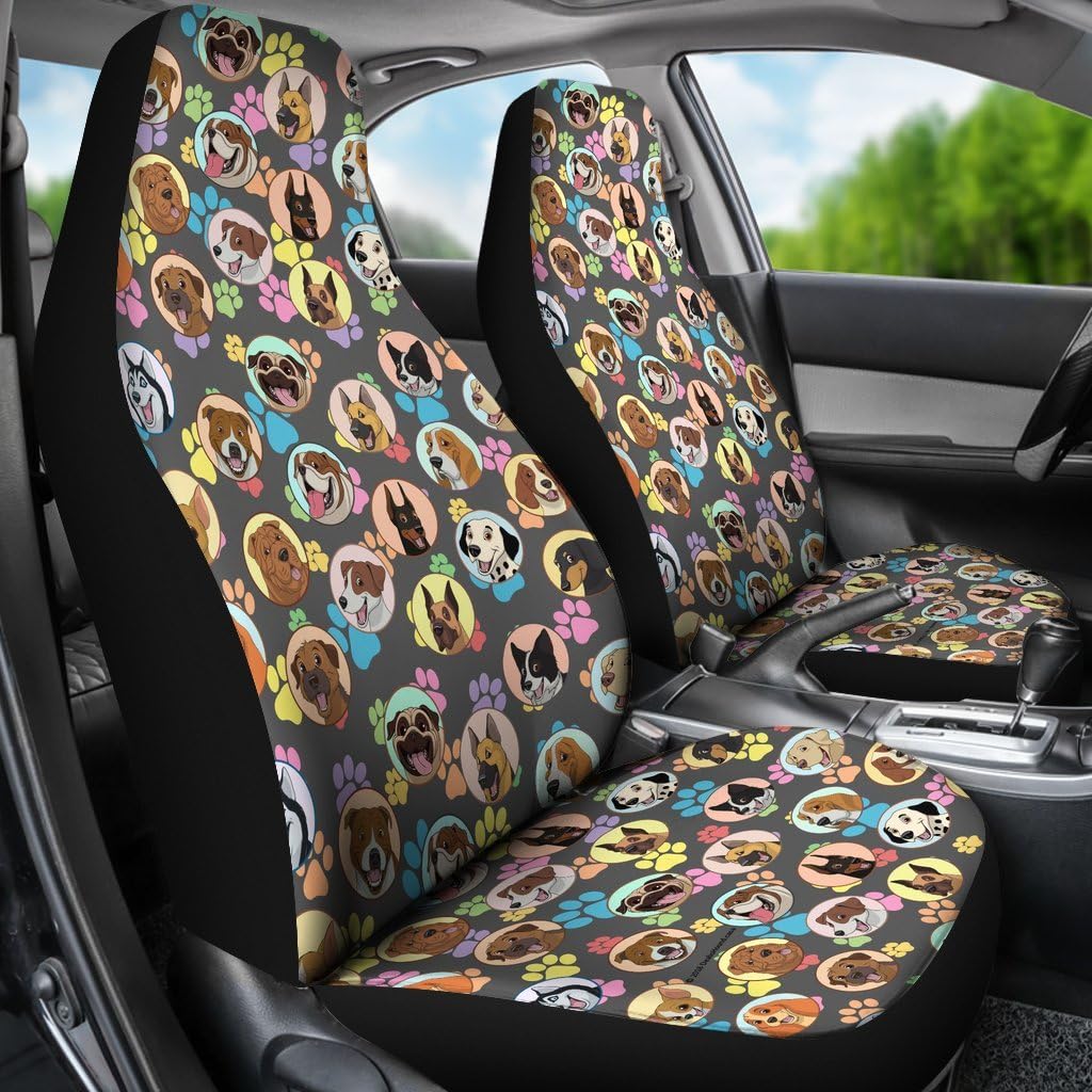 Microfiber Car Seat Covers Set of 2 F262