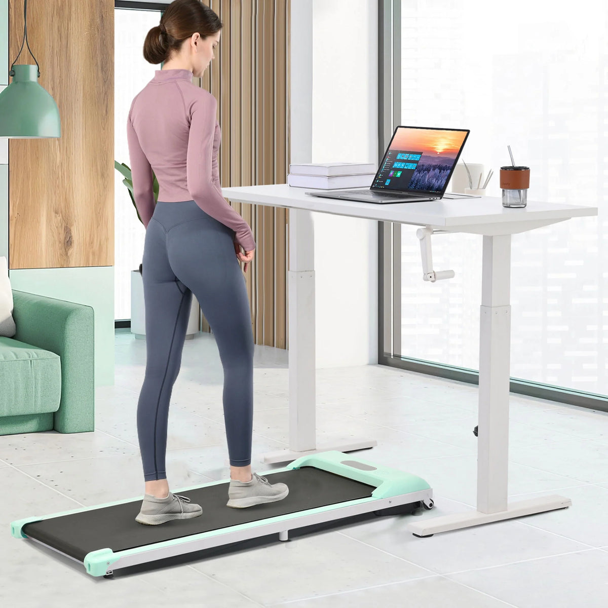 Portable 2.5HP Under Desk Treadmill T3447