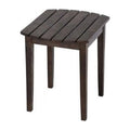 Solid Wood Side Table, Dark Brown H9436