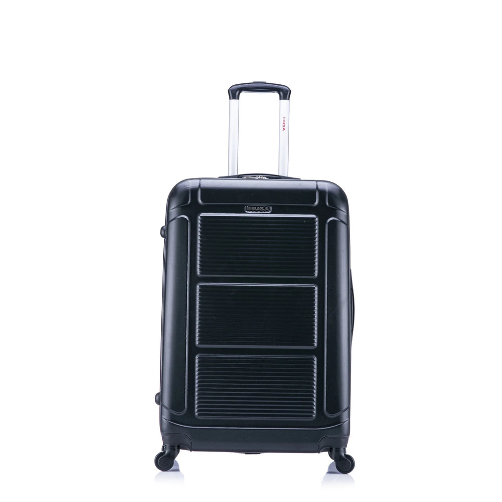 28" Hardside Lightweight Luggage with Spinner Wheels, Black E344