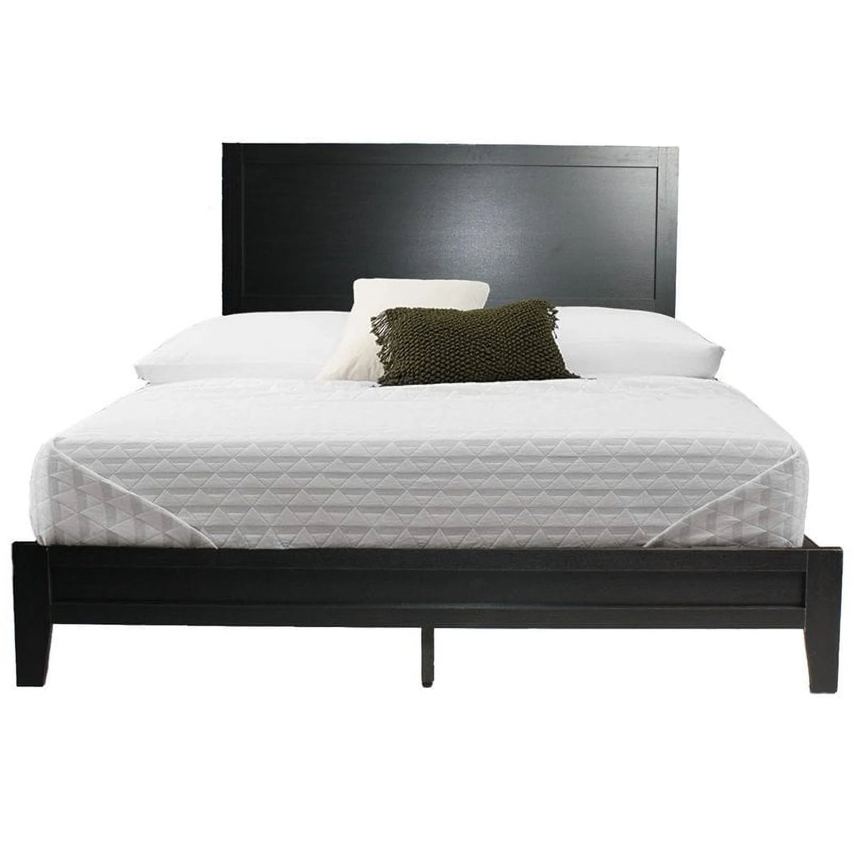 Queen Platform Bed and 5-Drawer Tall Chest Wardrobe N55628