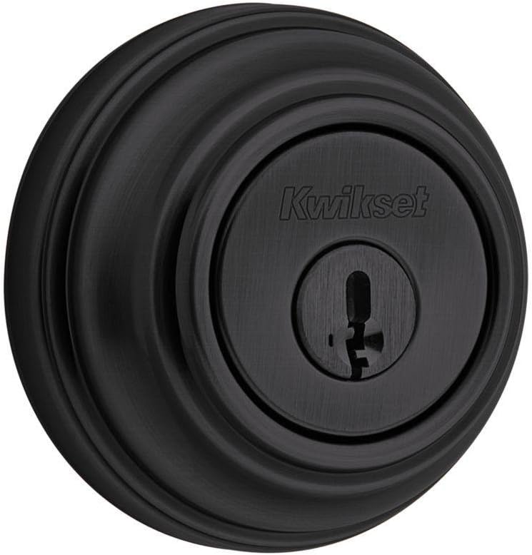 Iron Black Double Cylinder Deadbolt with SmartKey M32875