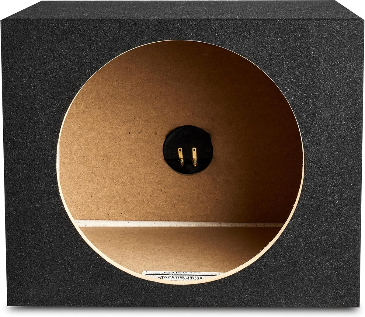 Single 12” Sealed MDF Black Carpeted Subwoofer Enclosure Pack of 2 O543131