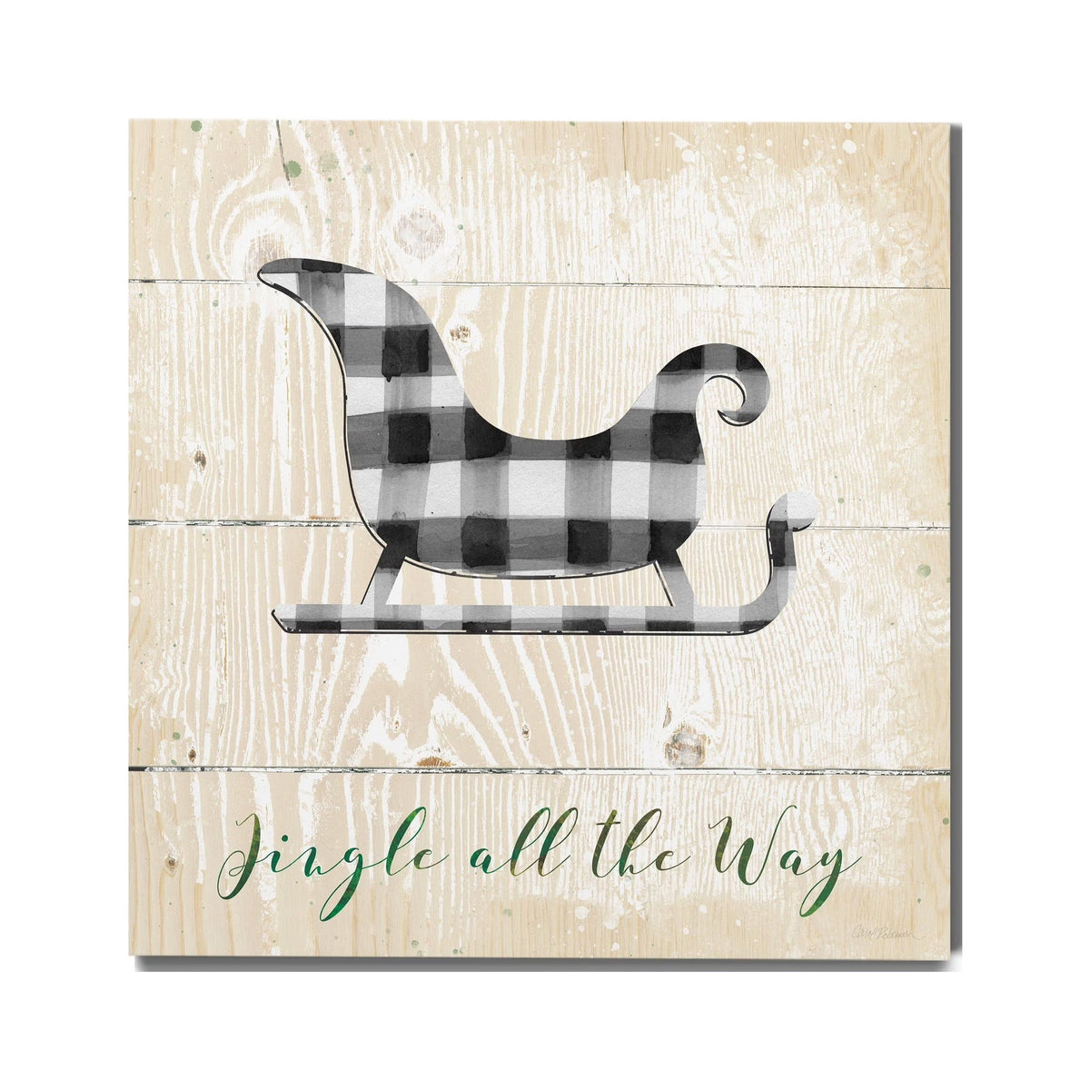 Buffalo Check Gallery Wrapped Canvas 10x10 U4186