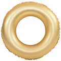 35" Inflatable Golden Pool Ring Float S187375