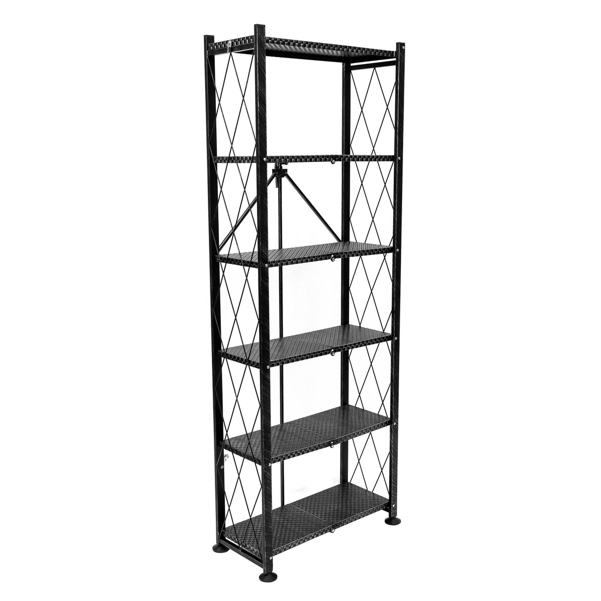 Black 6-Tier Book Shelf A619552