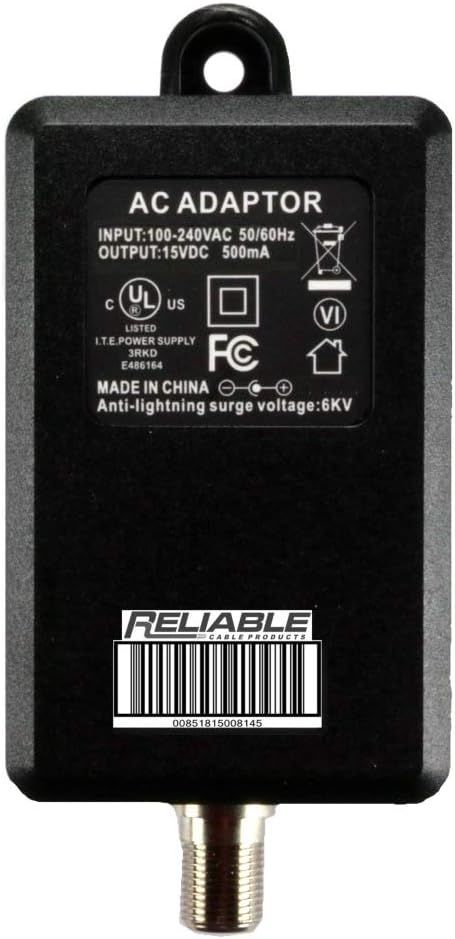 9 Port Bi-Directional Cable TV Splitter Signal Booster Kit K19235