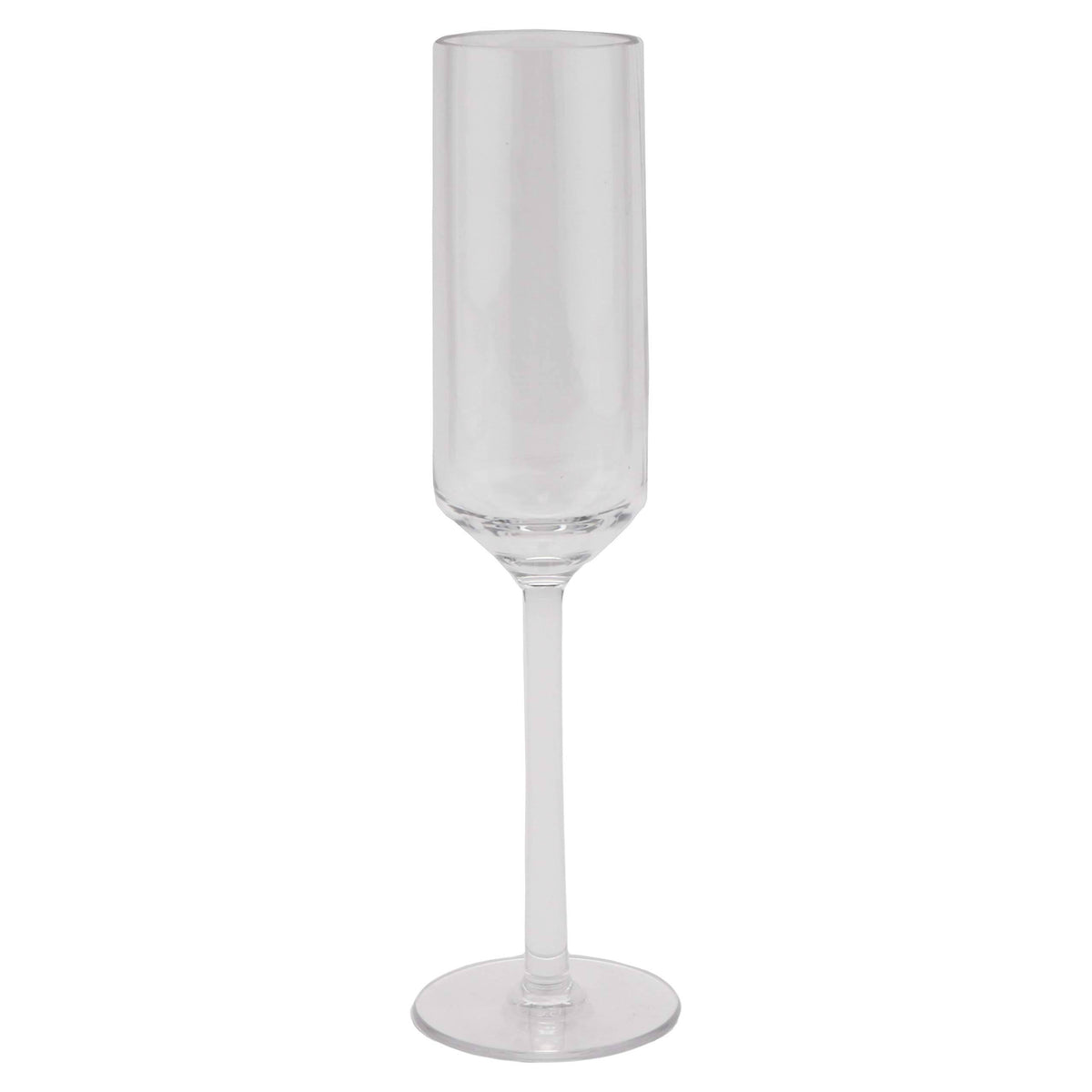 6 oz Clear Plastic Champagne Glass Z235529