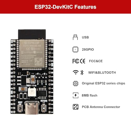 ESP32 Development Board with Wi-Fi Bluetooth 5.0 USB-C F959513