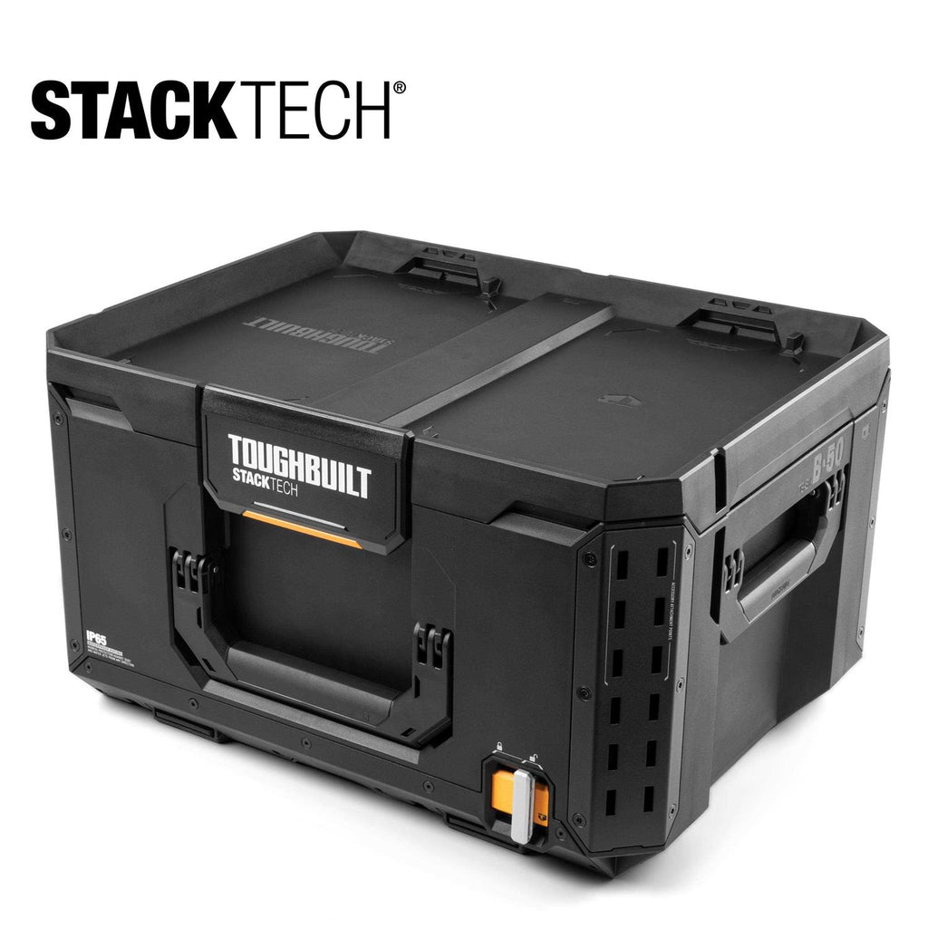 Large 21-in Black Plastic Lockable Tool Box X461