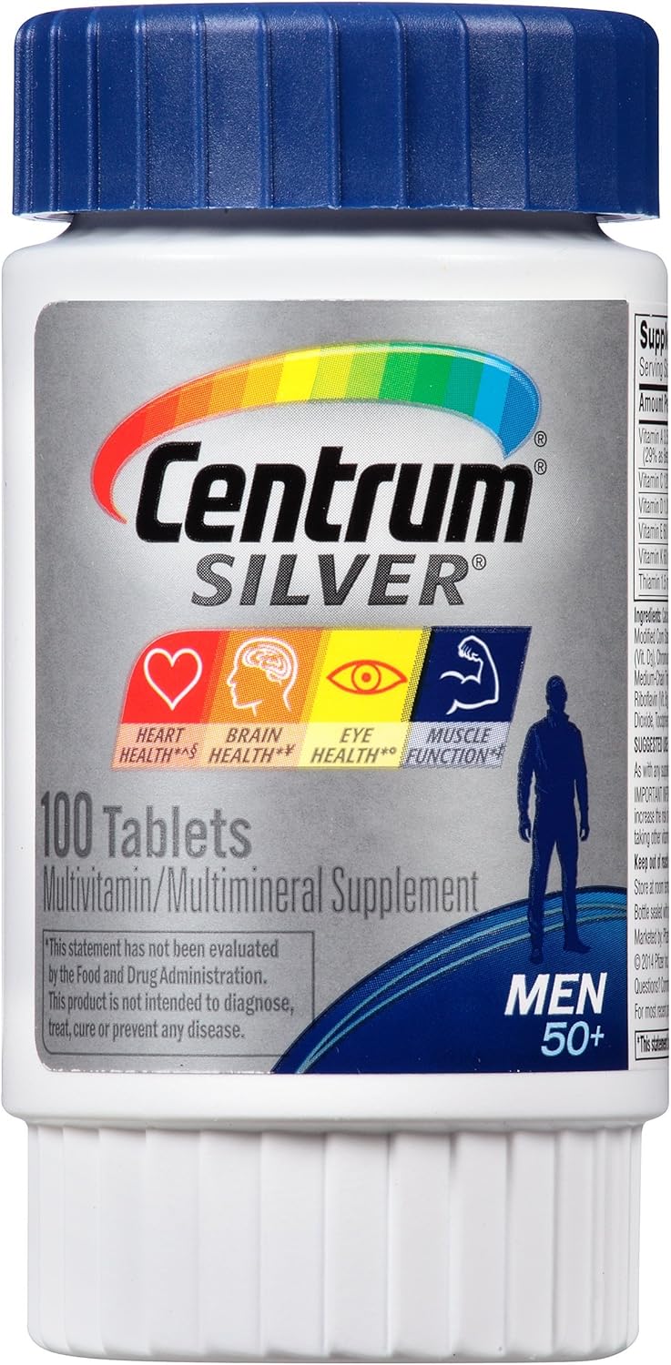 100 Count Multivitamin Multimineral Supplement Tablet X450
