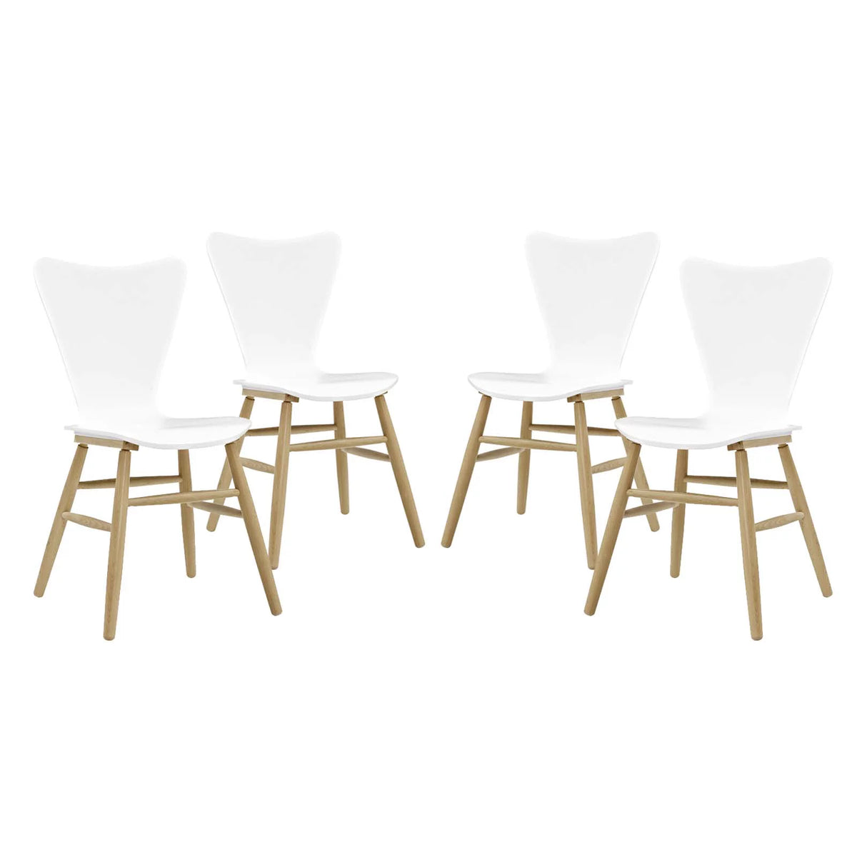White Dining Chair Set of 4 K58491