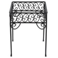 Black Square Pizza Stand N9314