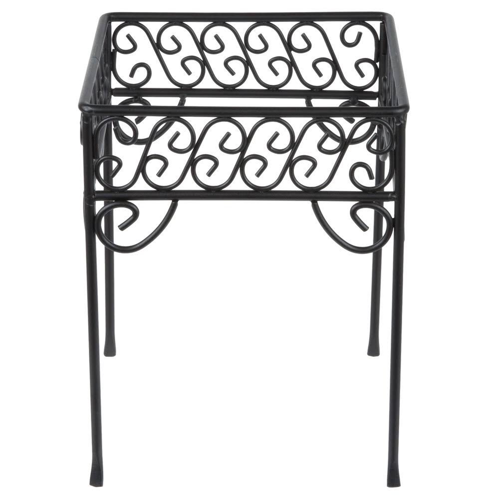 Black Square Pizza Stand N9314