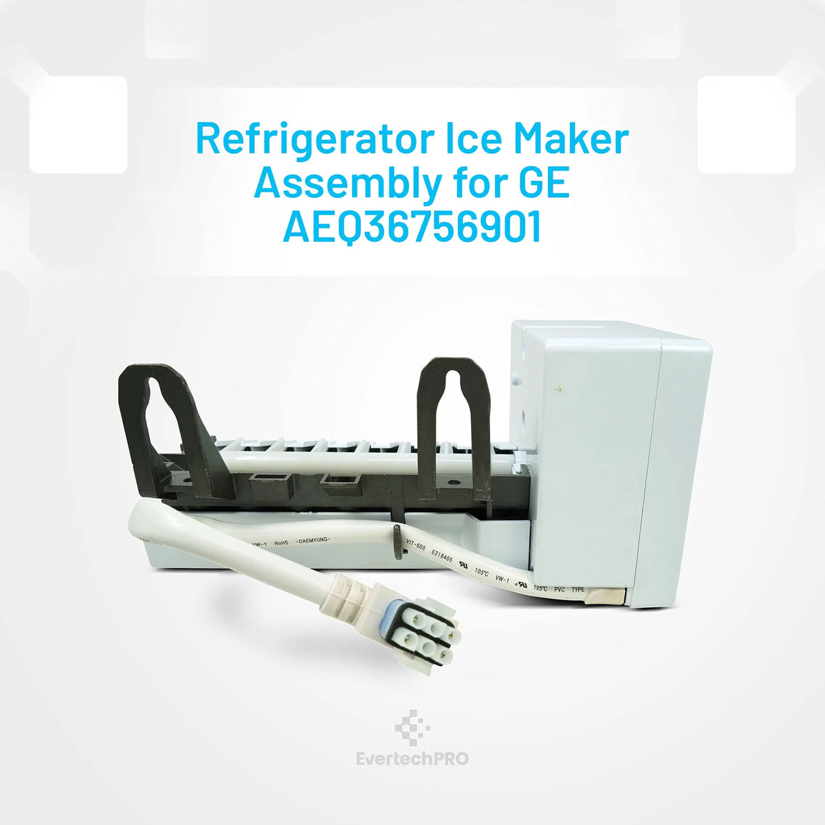 Ice Maker Without Harness and End-Mounted Fill Cups M777659