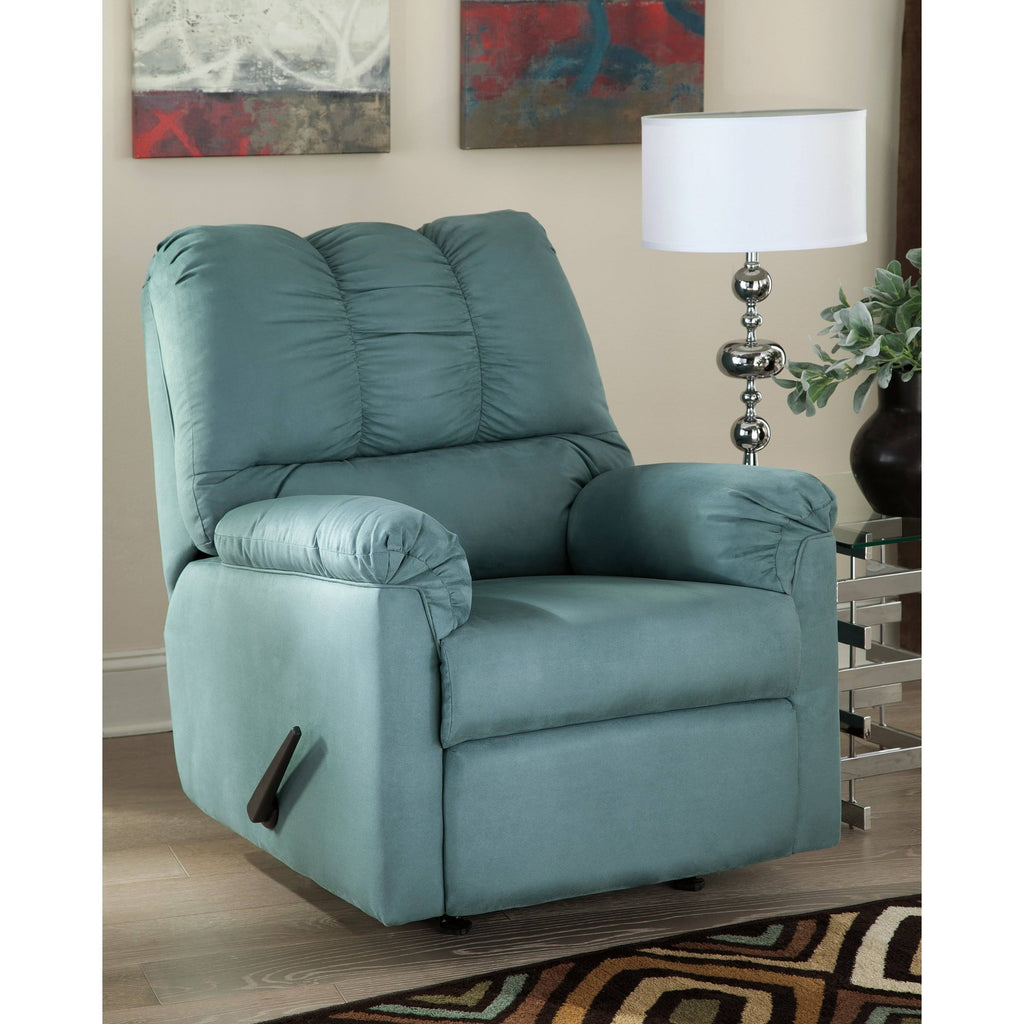 Black Microfiber Rocker Recliner M573461