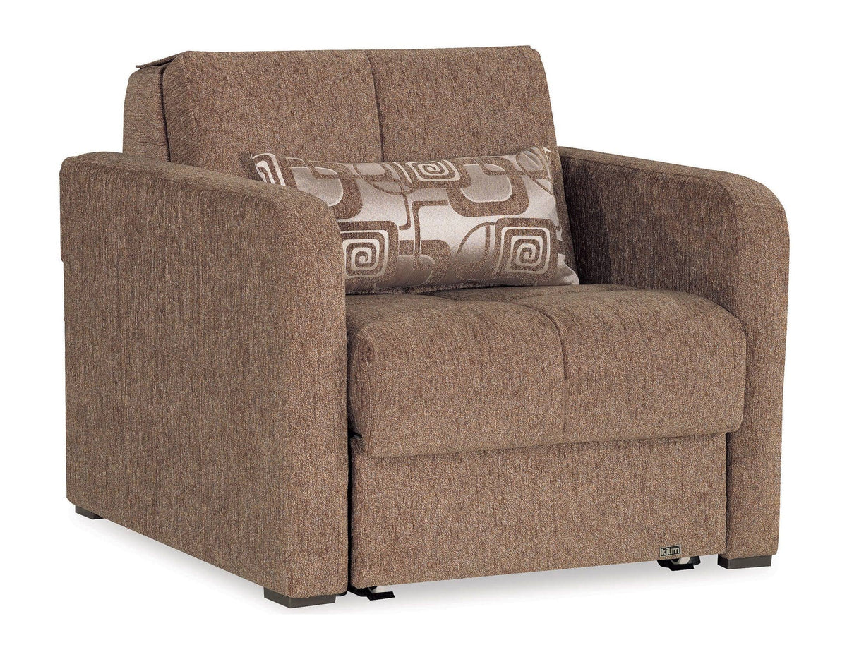 Brown Chair Sleeper H1984