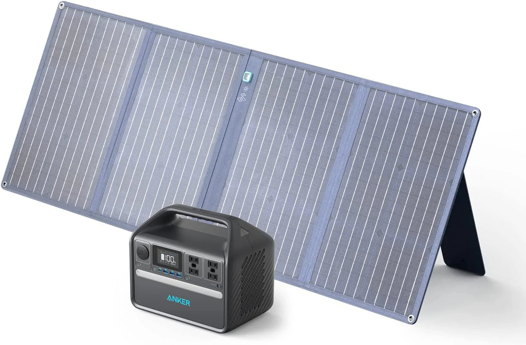 512Wh 160,000mAh LiFePO4 Solar Generator F7404