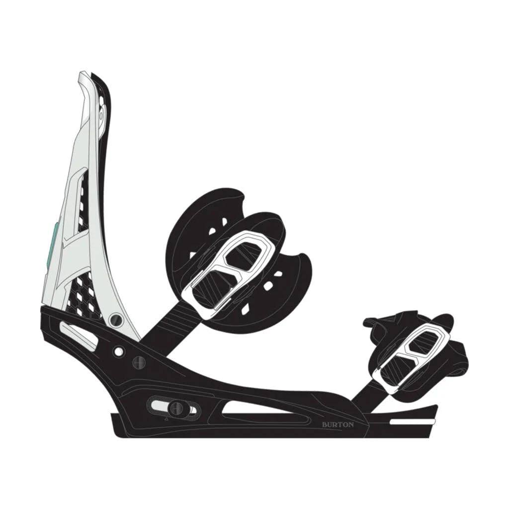 Black/Chalk Snowboard Bindings Z342715