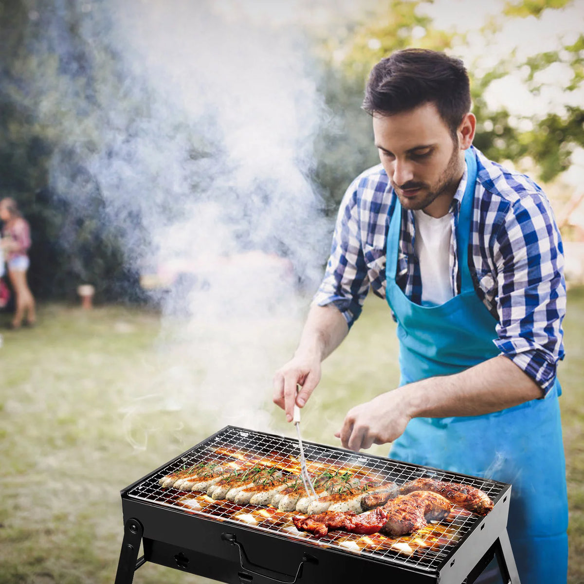Portable Foldable Charcoal Grill N4629