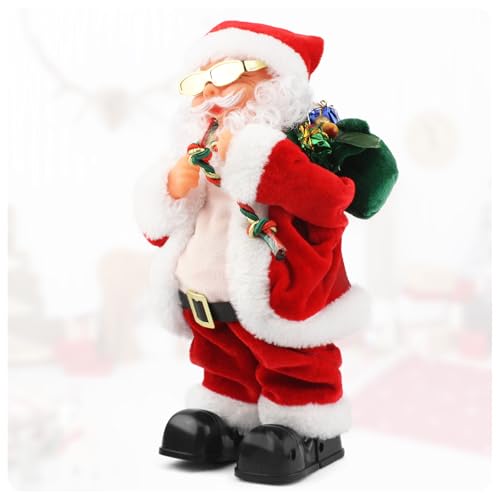 Electric Santa Claus Toy with Shaking Belly and Feet K6048