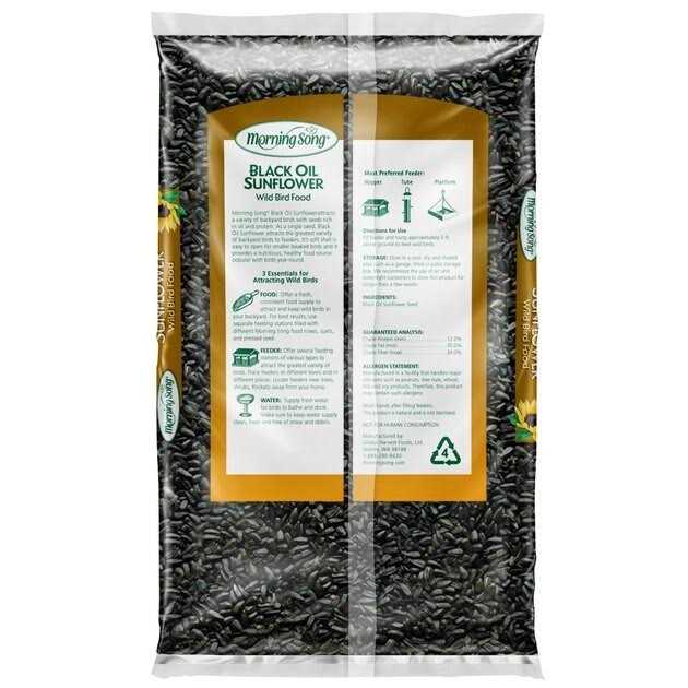 Black Oil Sunflower Wild Bird Food O581