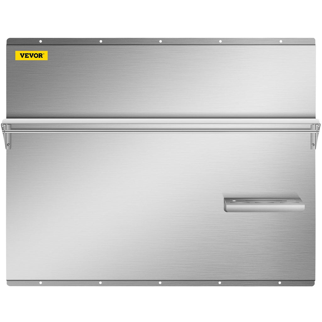 Stainless Steel Range Backsplash with Shelf R788579