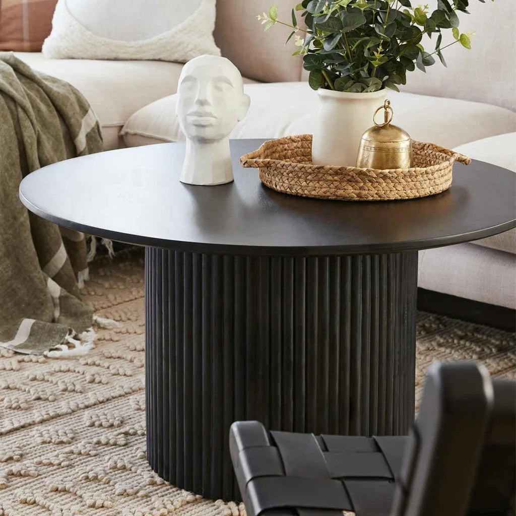Black Round Coffee Table X582