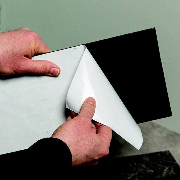 Peel and Stick Stone Overlay Kitchen Backsplash Frosted Quartz Approx 15 Sq ft Kit H421