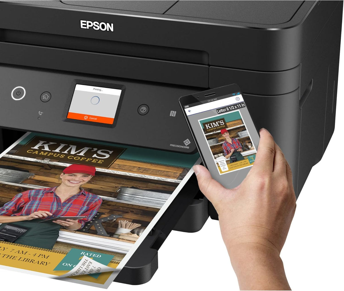 Wireless Color All-in-One Printer with Scanner, Copier, Fax V464184