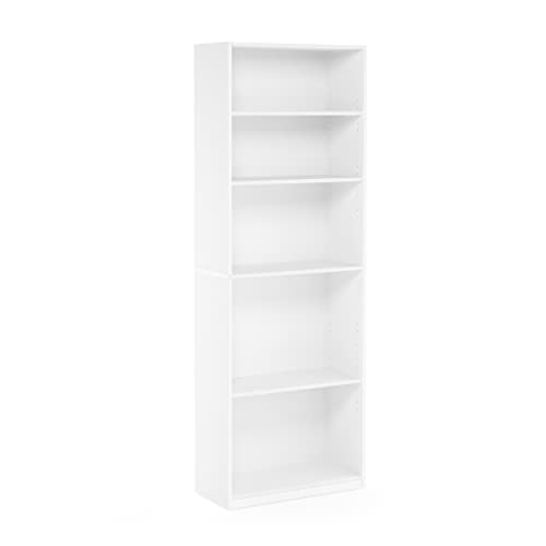 5-Shelf Black Bookcase S657972