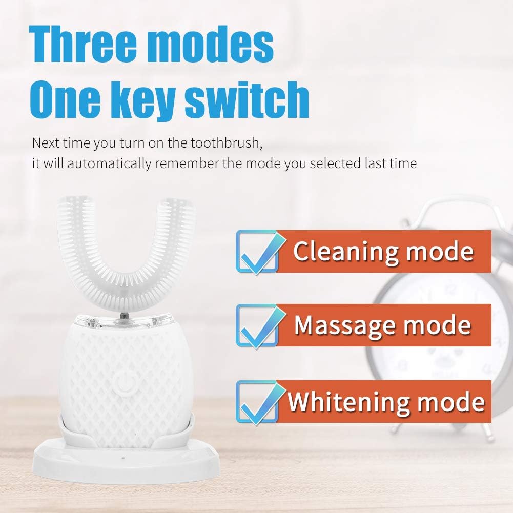 U Shaped Automatic Toothbrush with Wireless Charging A267381